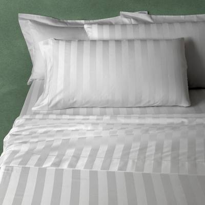 Σεντόνι με ΛΑΣΤΙΧΟ MAKEDONIA 180TC Satin Stripe 1,5cm